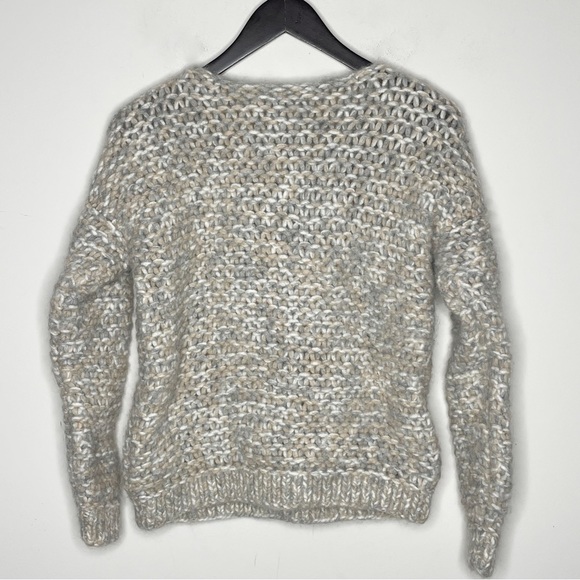 CLUB MONACO Chunky pastel mix sweater Alpaca Blend Small - Picture 3 of 9